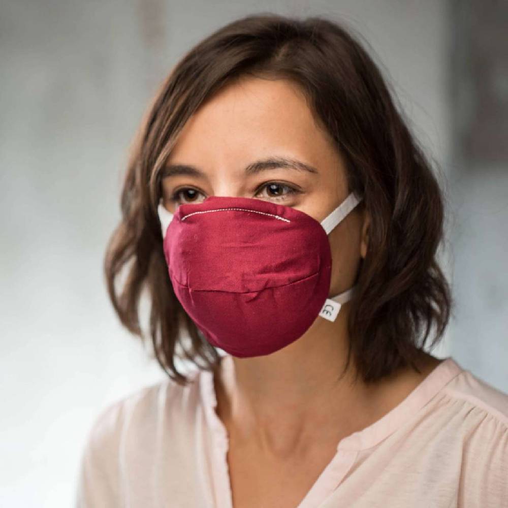 allermed PureNature MCS Mask - Cotton with Activated Charcoal Filter