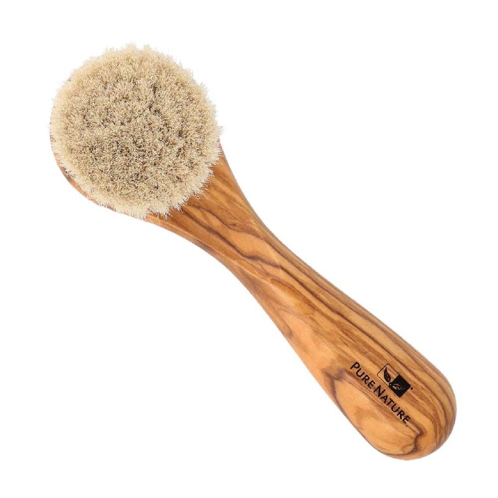 purenature Olive Wood Facial Massage Brush