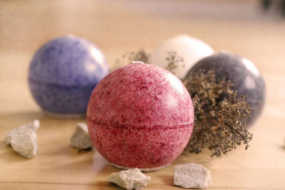 Purenature Orb Candle Stearin White Ø 8,0 Cm