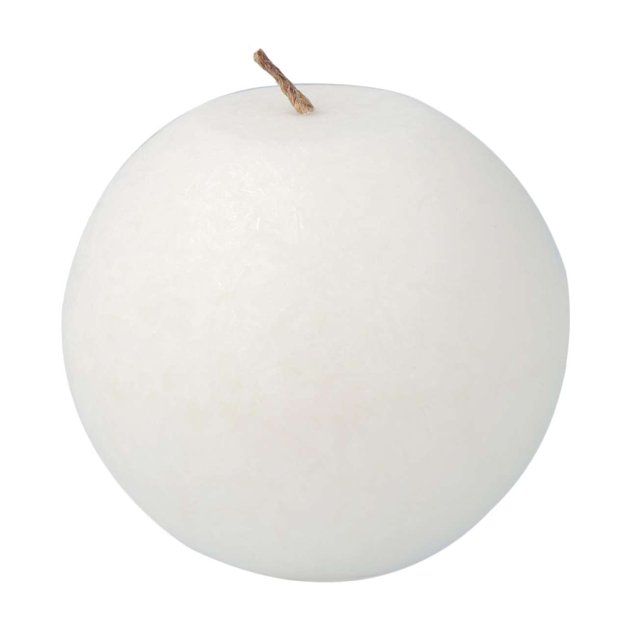 purenature Orb Candle Stearin White Ø 8,0 cm