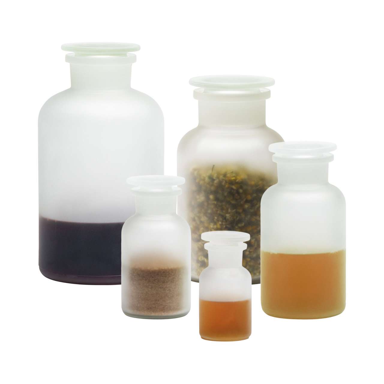 Purenature PureNature Apothecary Glass Satined