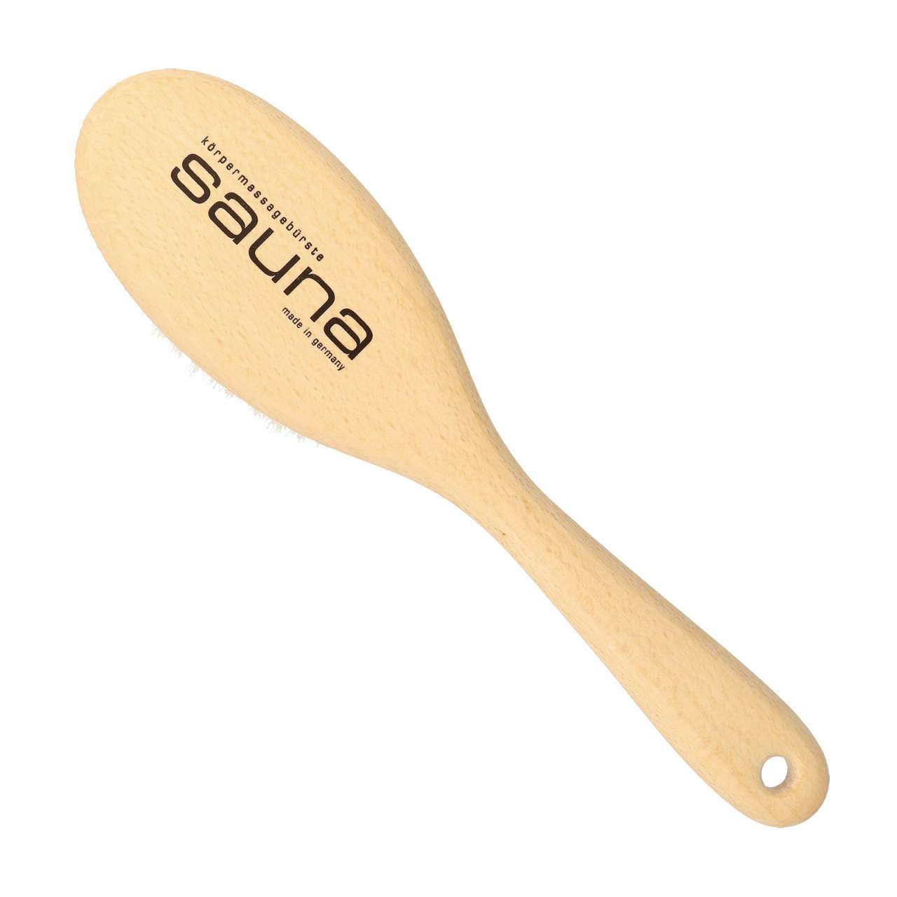 Purenature PureNature Sauna Brush With Long Handle And Natural Bristles