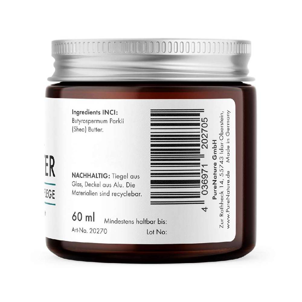 Purenature PureNature Shea Butter Face Cream And Body Moisturiser Unscented