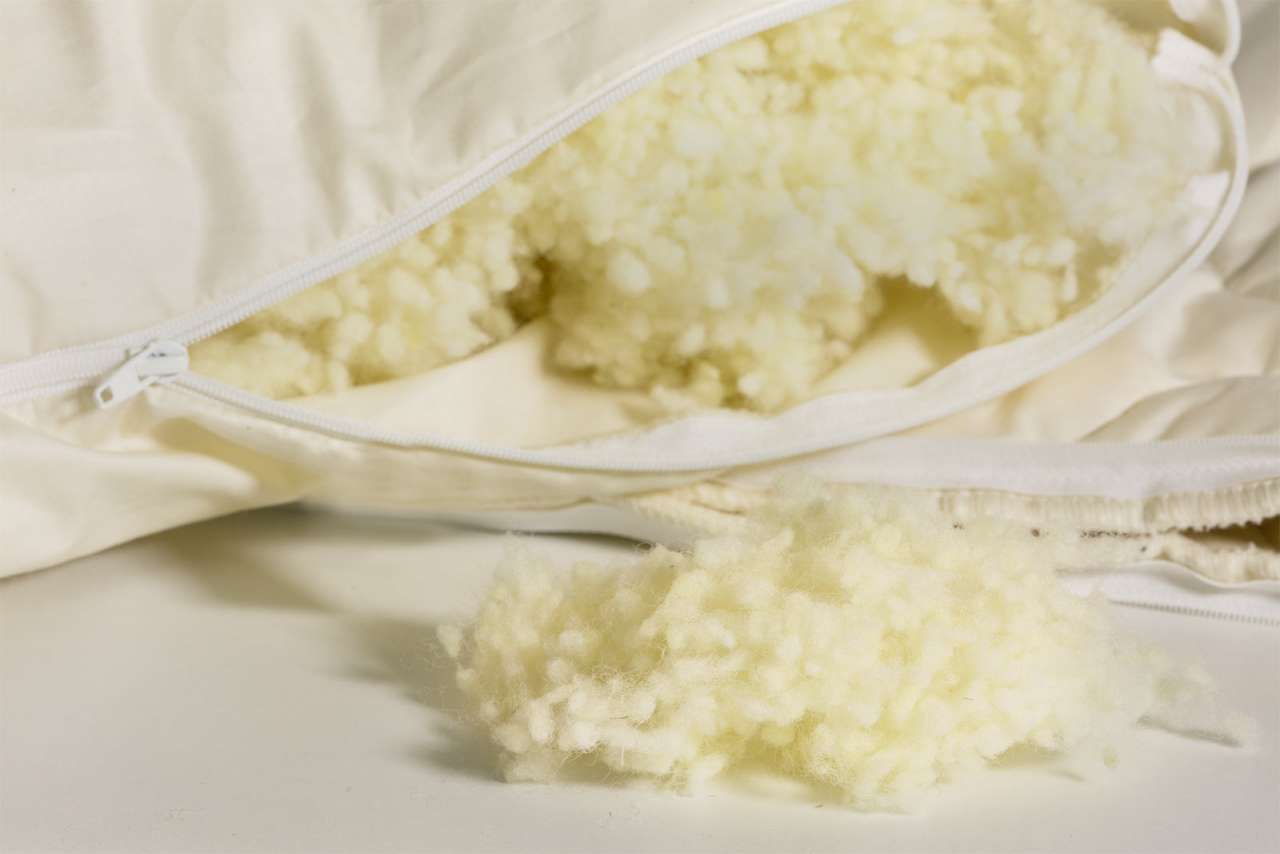 Purenature PureNature Sheep's Wool Pillow With Elastic Filling Made Of Virgin Sheep's Wool