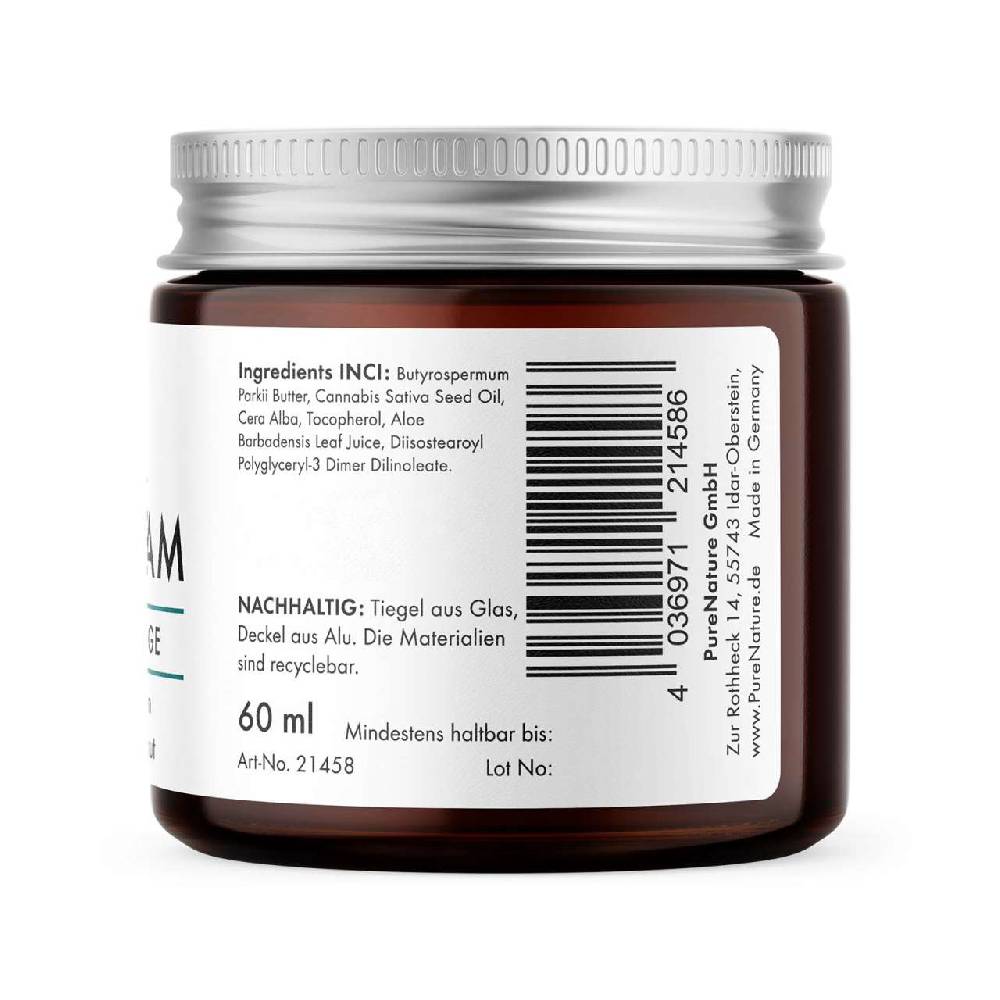 Purenature PureNature Skin Balm With Hemp Oil, Shea Butter & Aloe Vera