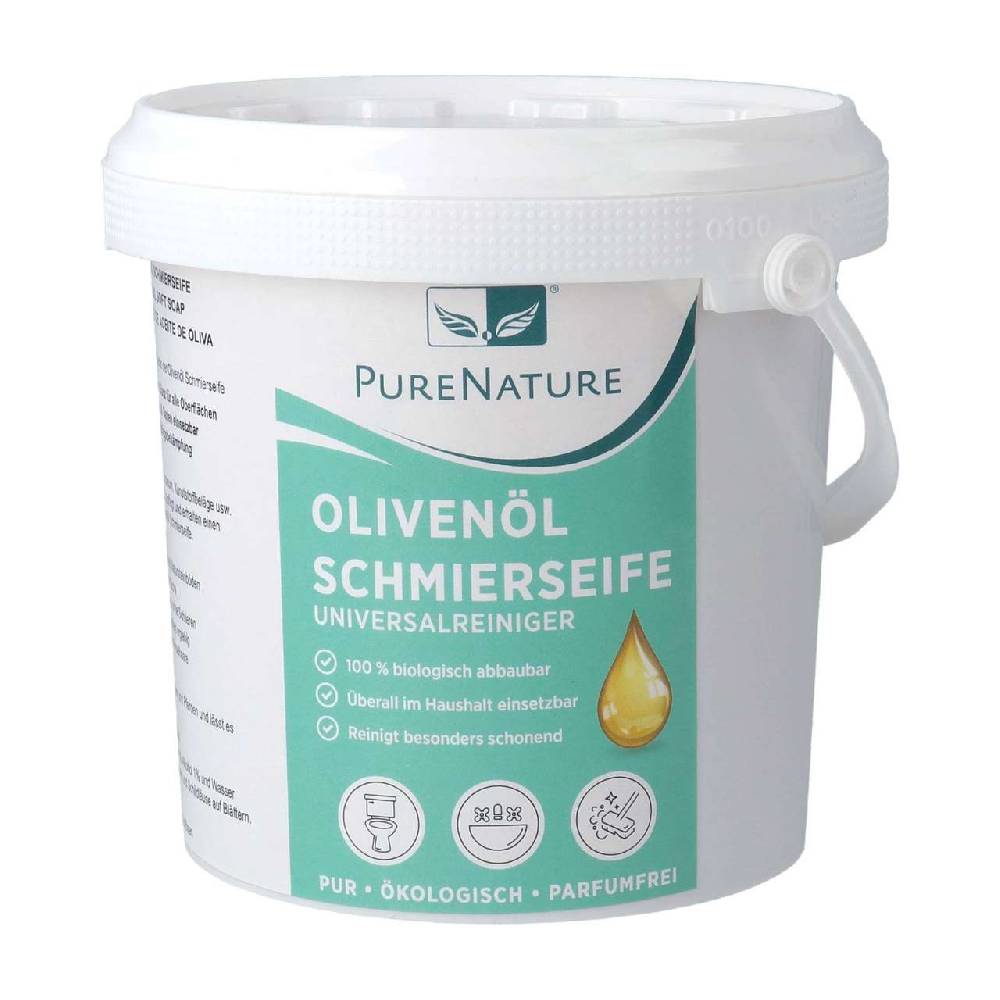 purenature PureNature soft soap solid - from olive oil without fragrance