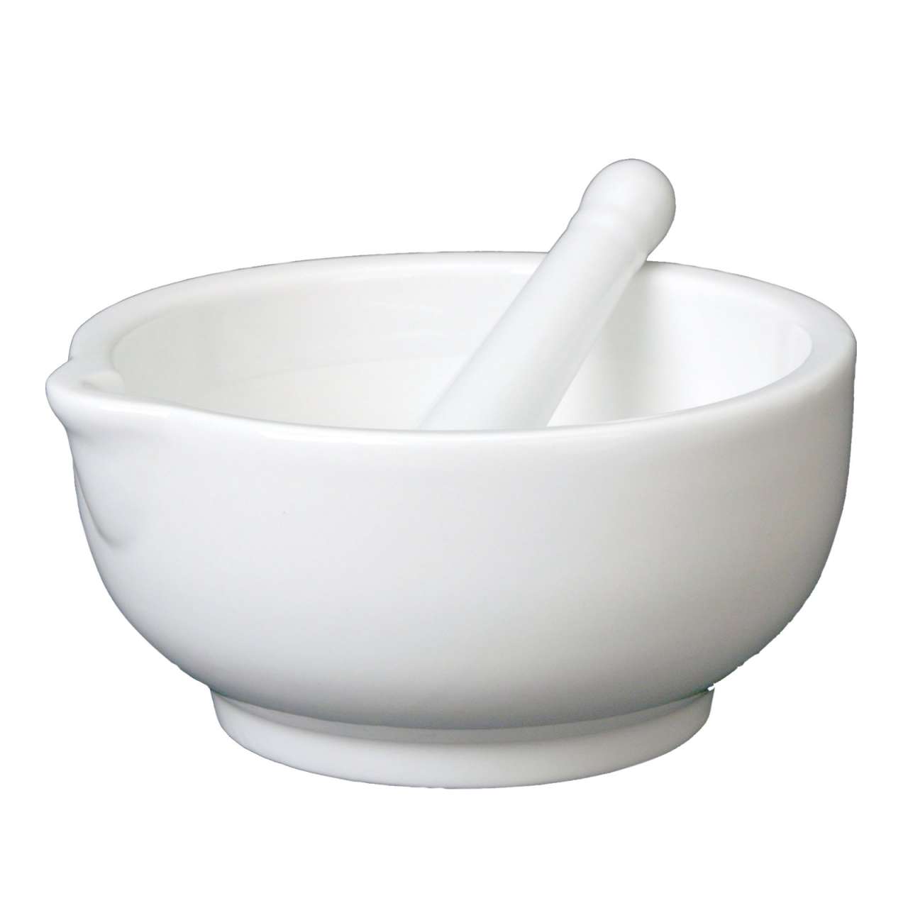 purenature PureNature White Porcelain Mortar & Pestle - 12cm with Spout