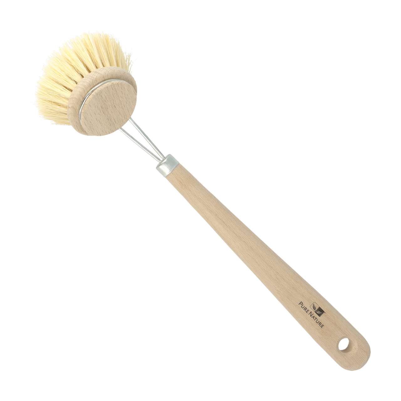 Purenature PureNature Wooden Dishwashing Brush With Natural Bristles -FSC Certified, Vegan