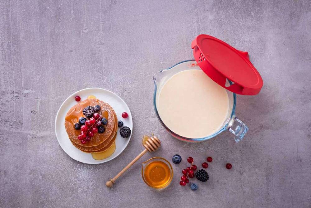 Pyrex Pyrex Measuring Cup Glass 1l Made Of Borosilicate Glass With Handle And Lid