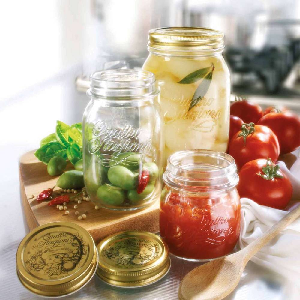 Quattro-stagioni Quattro Stagioni Jam Jars With Lids - Twist Off Vacuum Sealed