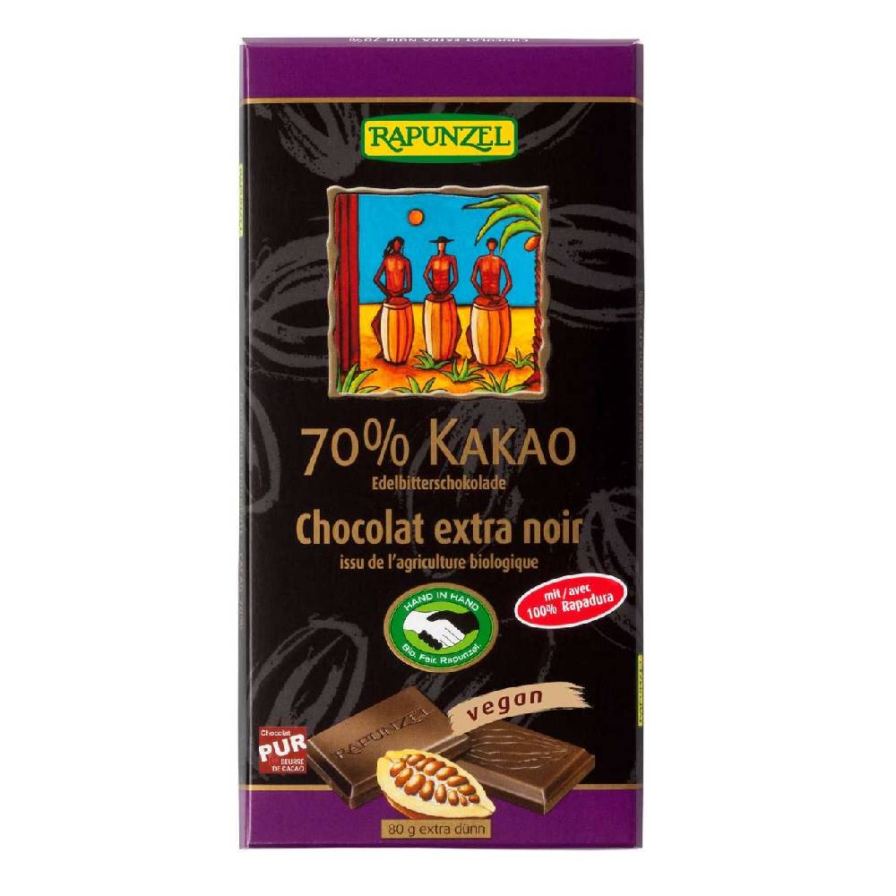 rapunzel Dark Chocolate (70% Cocoa)