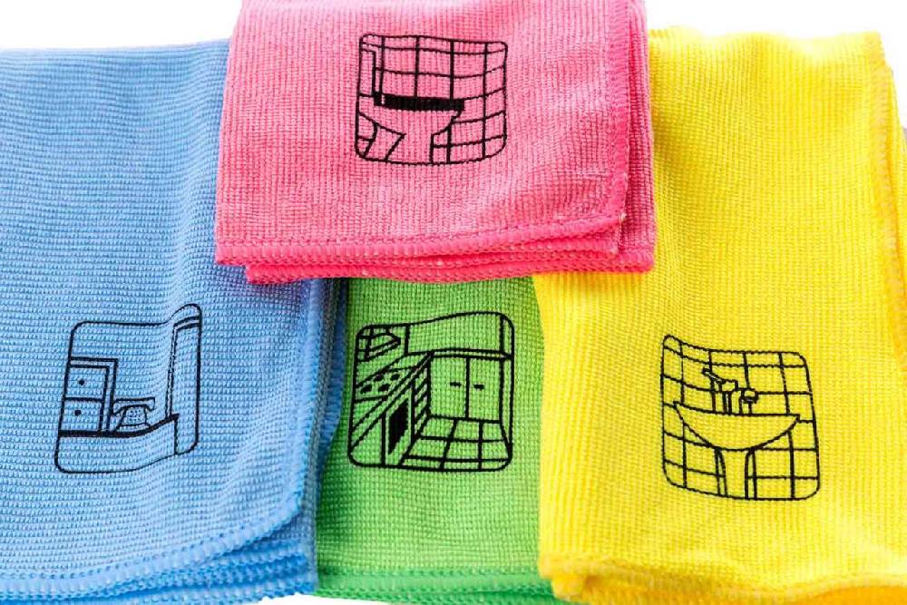 Purenature Rezi Microfiber Cloth Noppy Profi In Set Of 4 With Pictogram