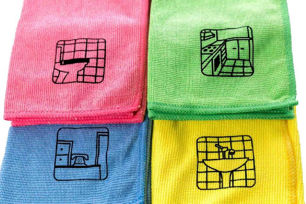 Purenature Rezi Microfiber Cloth Noppy Profi In Set Of 4 With Pictogram