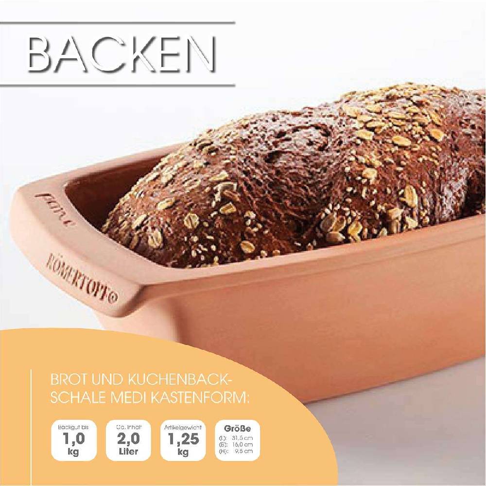 Roemertopf Römertopf ® Clay Bread Form (loaf)