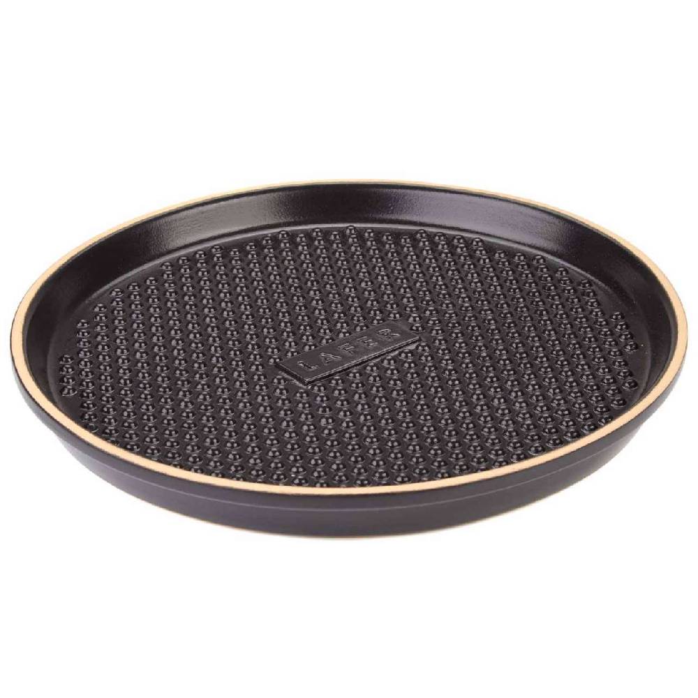 roemertopf Römertopf Lafer BBQ round plancha, knobs, black edition