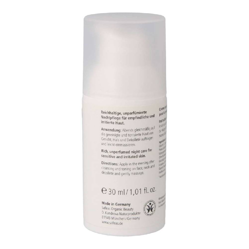 Safeas Night Cream Olive Sensitive