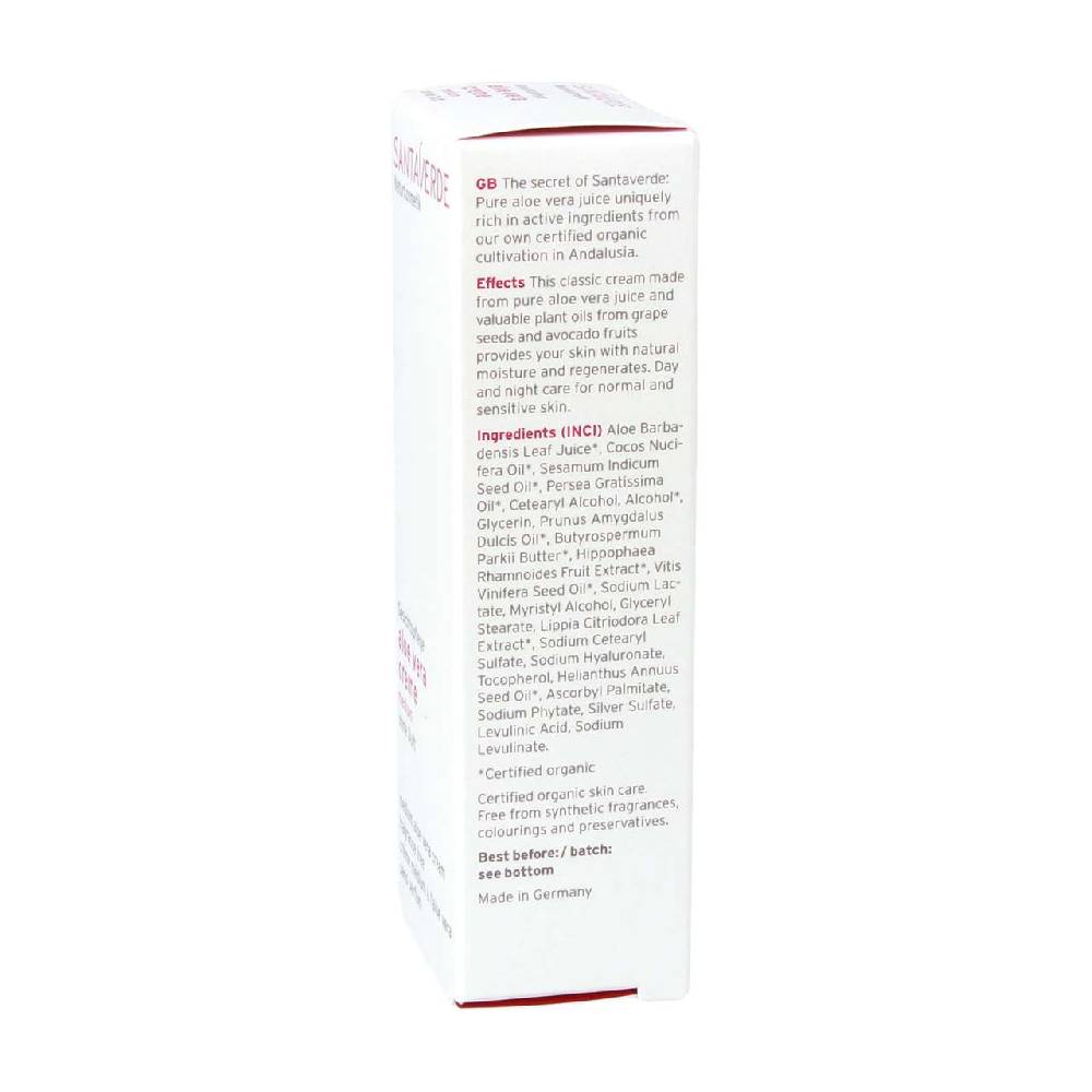 Santaverde Santa Verde Aloe Vera Creme Medium (fragrance-free)
