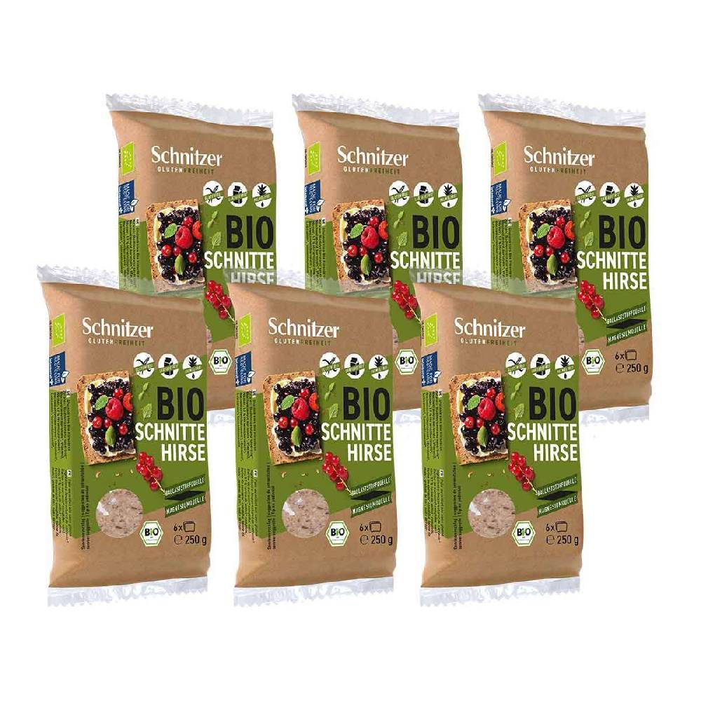 schnitzer Organic Millet Bread (6 x 250 grams)