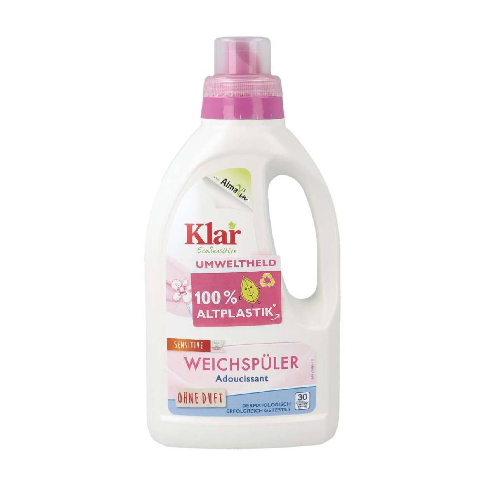 klar Sensitive Fabric softener without fragrances & vegan