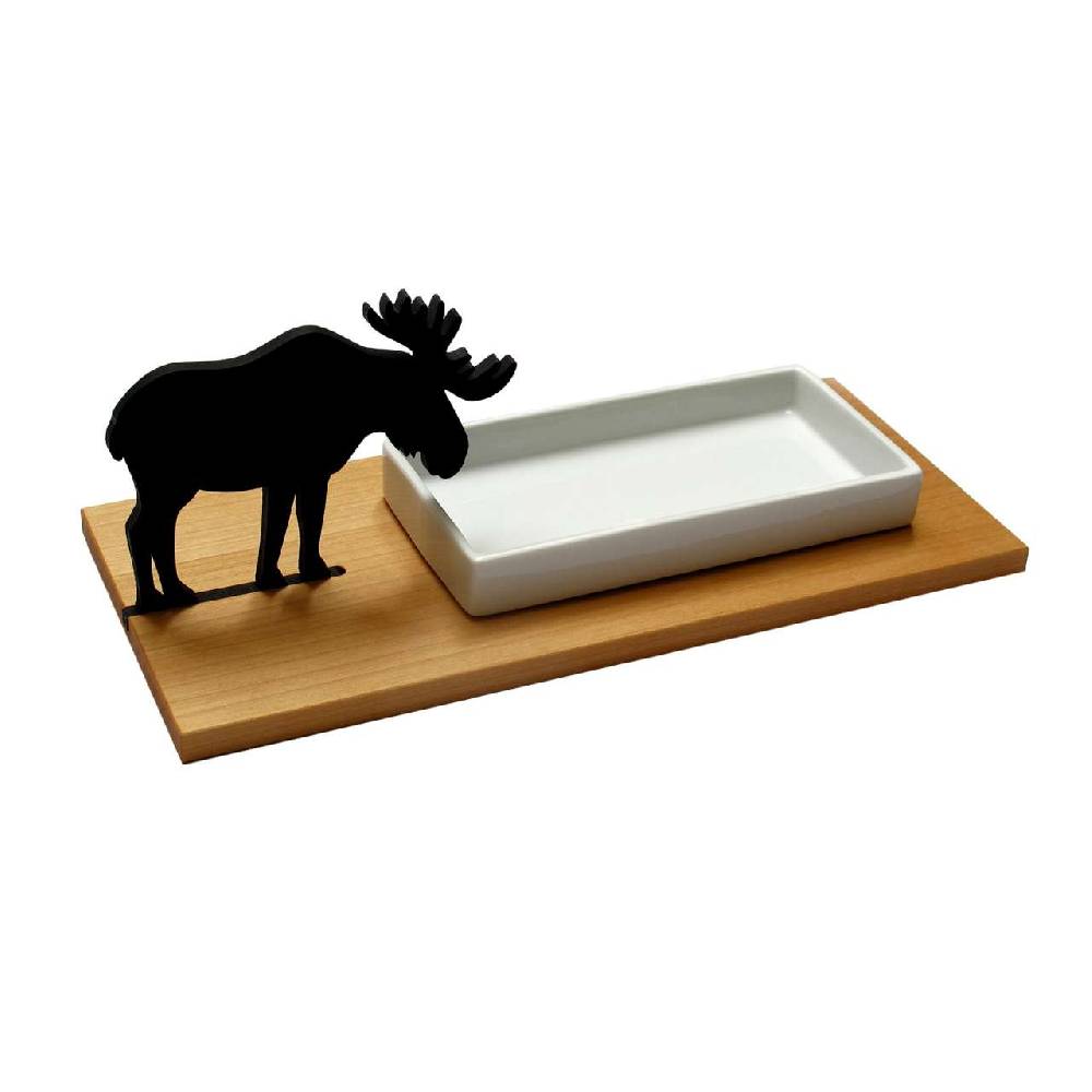 Side-by-side Cookie Bowl Moose