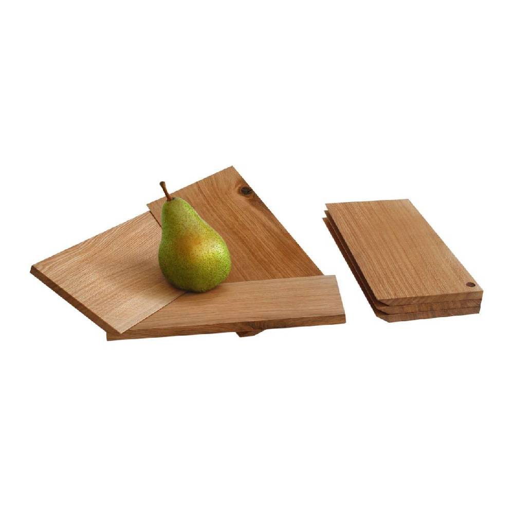 Side-by-side Side By Side Designer Fruit Bowl Oh Là Là Made Of Oak Wood