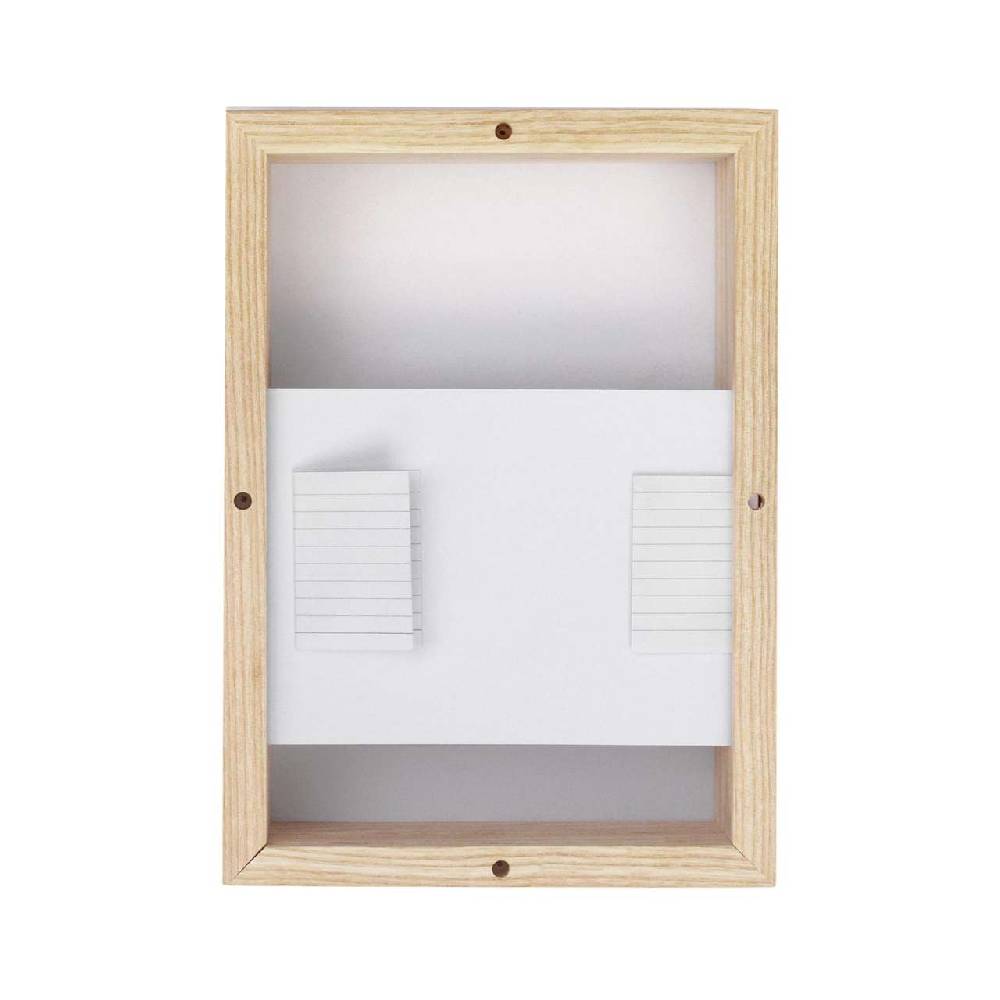 Side-by-side Side By Side Picture Frame For Postcards & To Complete With Decoration