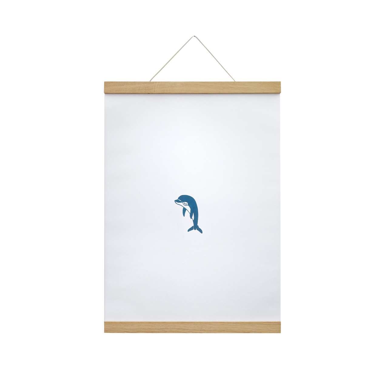 side-by-side Side by Side picture rail wood oak for DIN A3 wall design