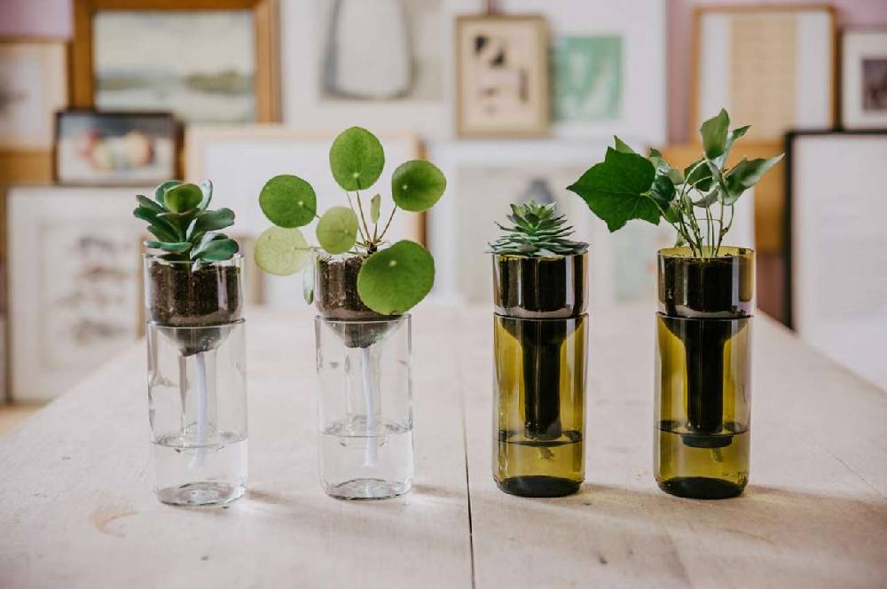 Side-by-side Side By Side Flower Pot Self Watering