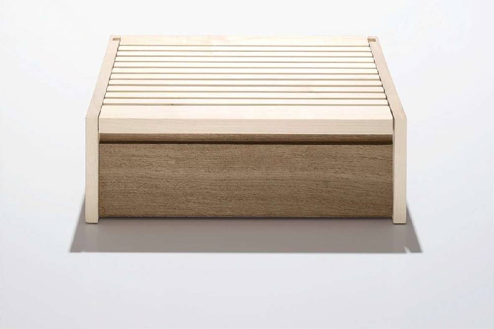 Side-by-side Wooden Bread Bin