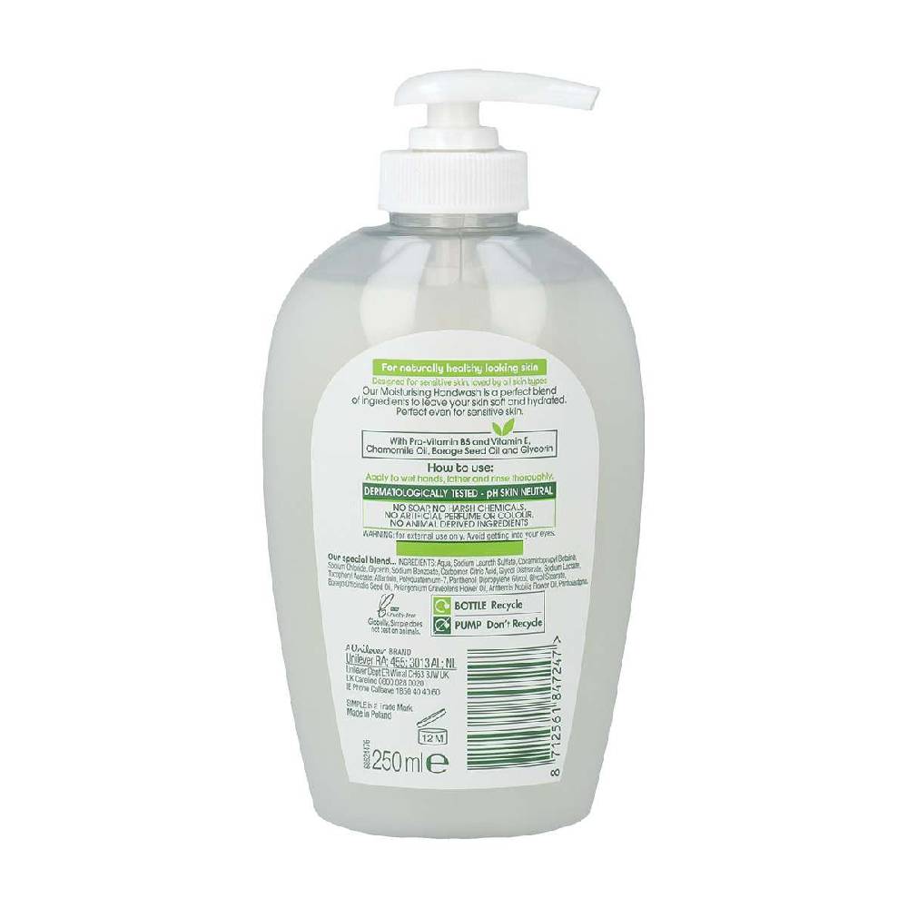 Simple Simple Moisturising Handwash