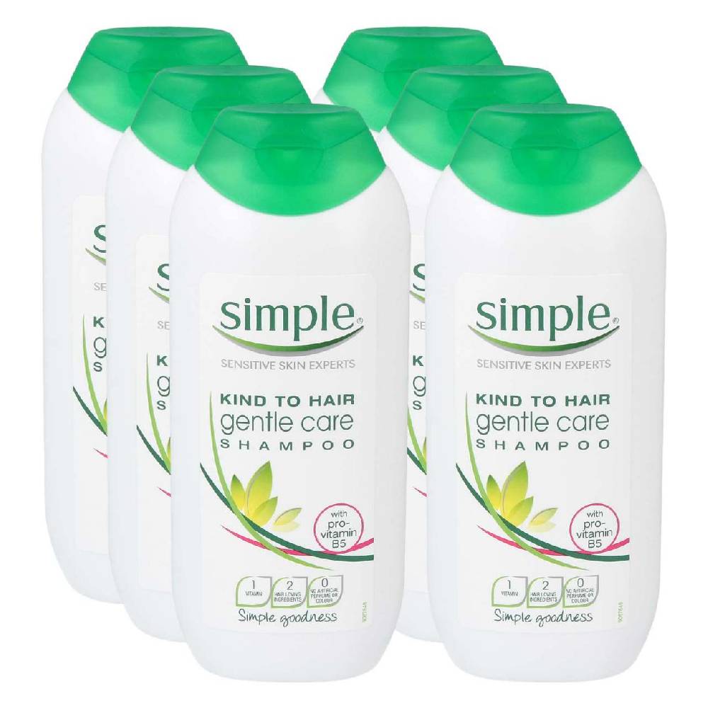 simple Simple Purifying Gentle Shampoo 6 x 200 ml