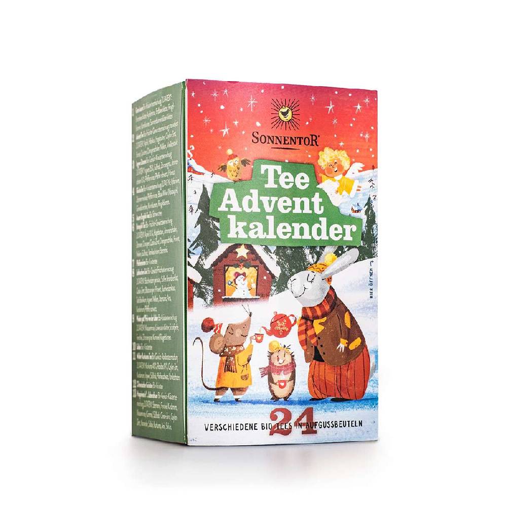 sonnentor Tea Advent Calendar - 24 unusual tea varieties - Organic