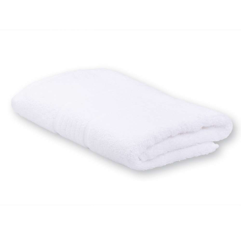 purenature Terry cloth hand towel 50x100 cm white, made from organic cotton