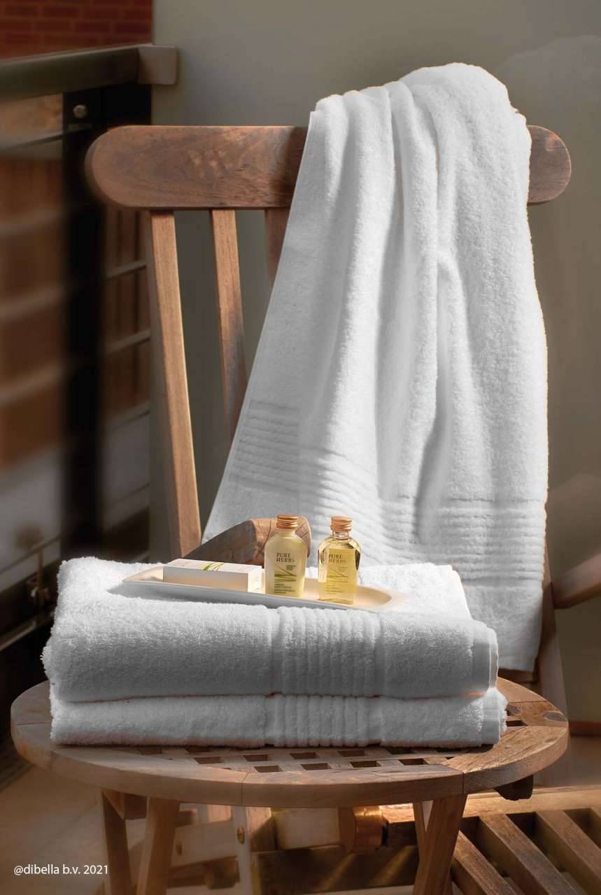 Purenature Terry Cloth Towel 100x150 Cm White Made From Organic Cotton