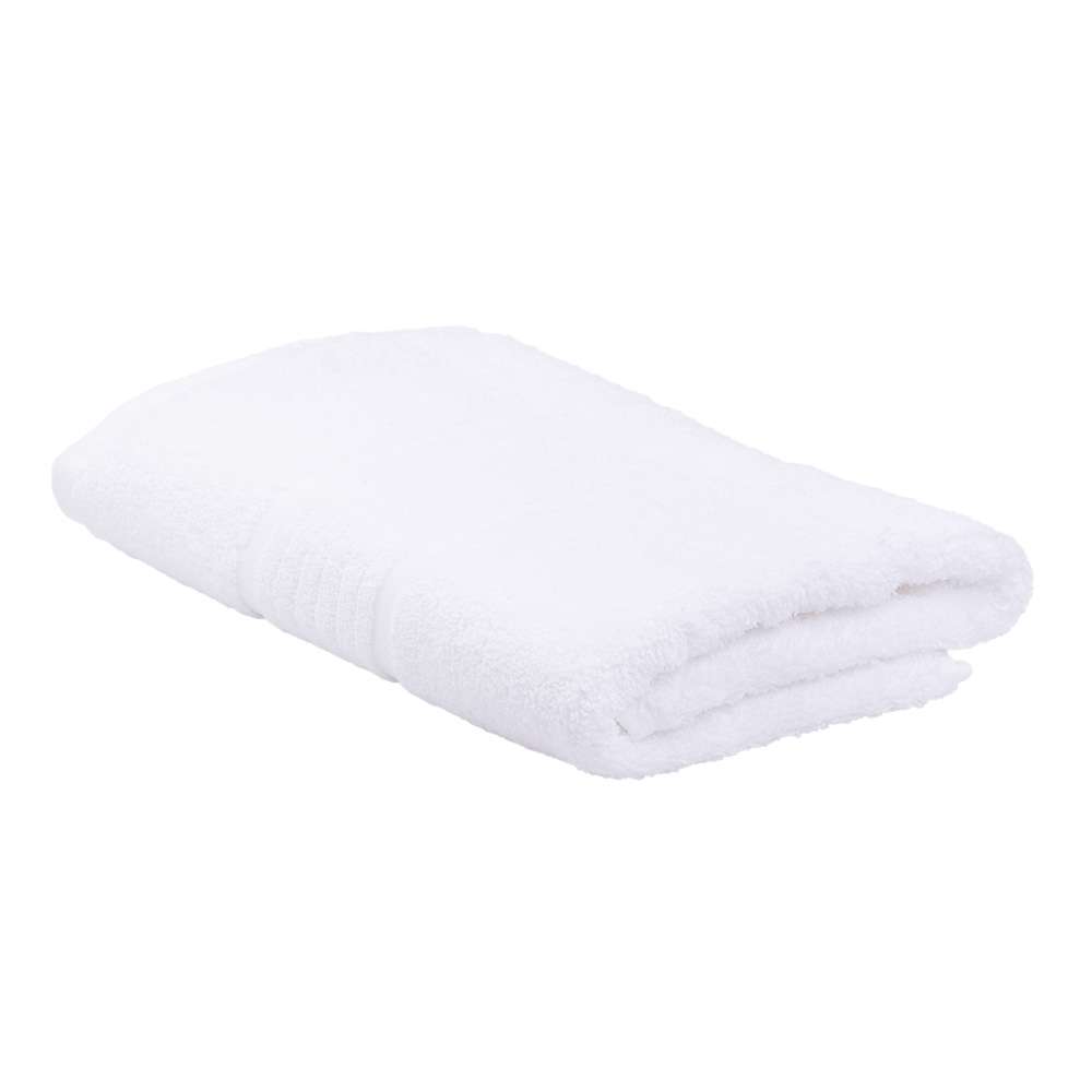 purenature Terry Cloth Towel 100x150 cm white made from organic cotton