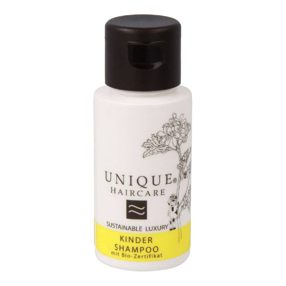 unique Unique Haircare Kids Mini Shampoo – 50ml travel size, perfume-free