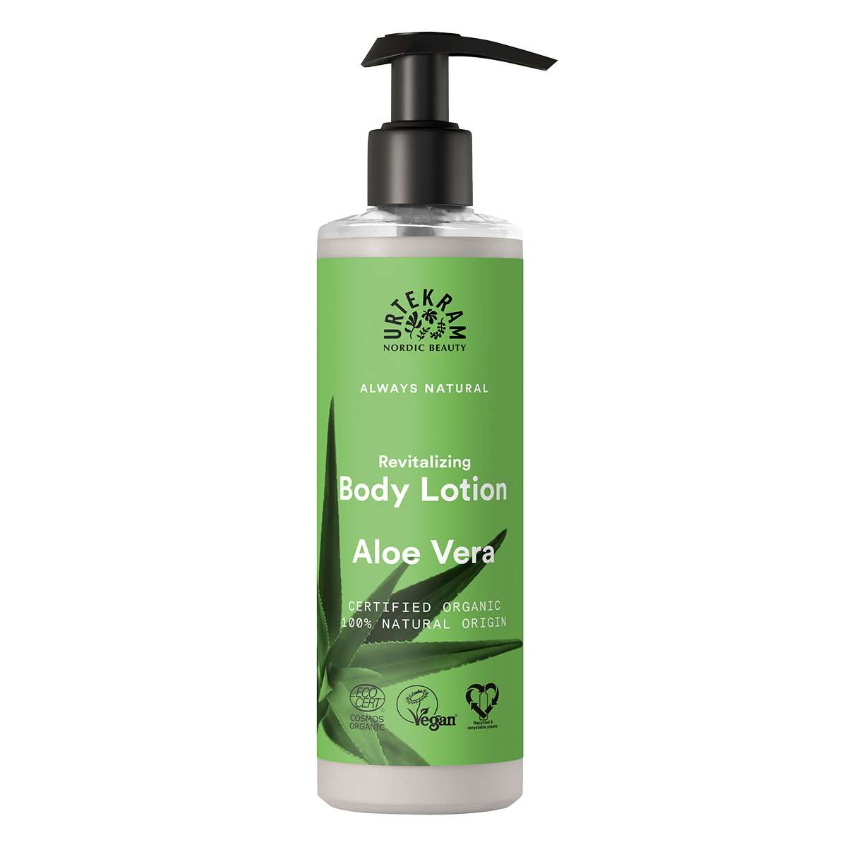 urtekram Urtekram Aloe Vera Body Lotion with Olive - without Mineral Oil, 250ml