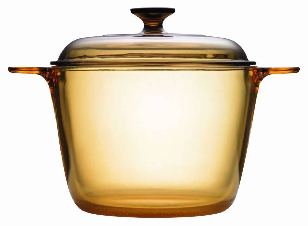 visions Visions Glass Casserole with Lid - Large with Capacity of 3.5L