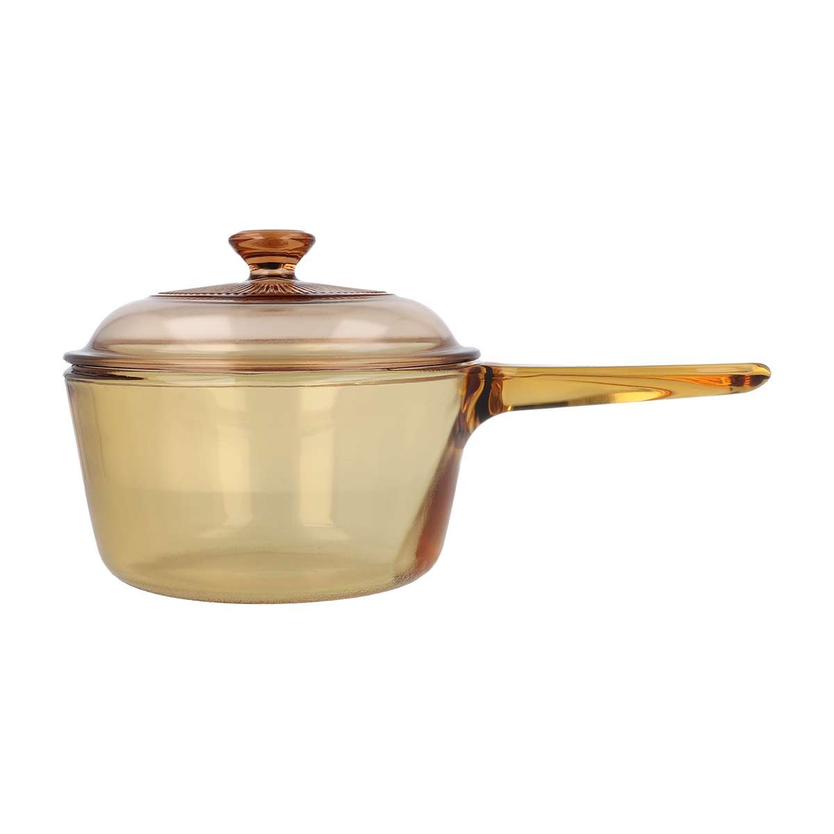 Visions Visions Pans Glass Cooking Dish - Spouted 1L Saucepan & Lid