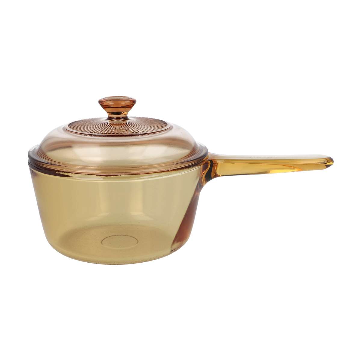 Visions Visions Pans Glass Cooking Dish - Spouted 1L Saucepan & Lid