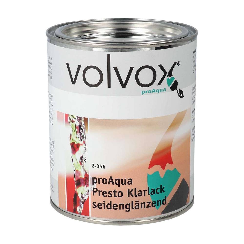 volvox Volvox proAqua wood varnish clear - solvent-free & dilutable with water