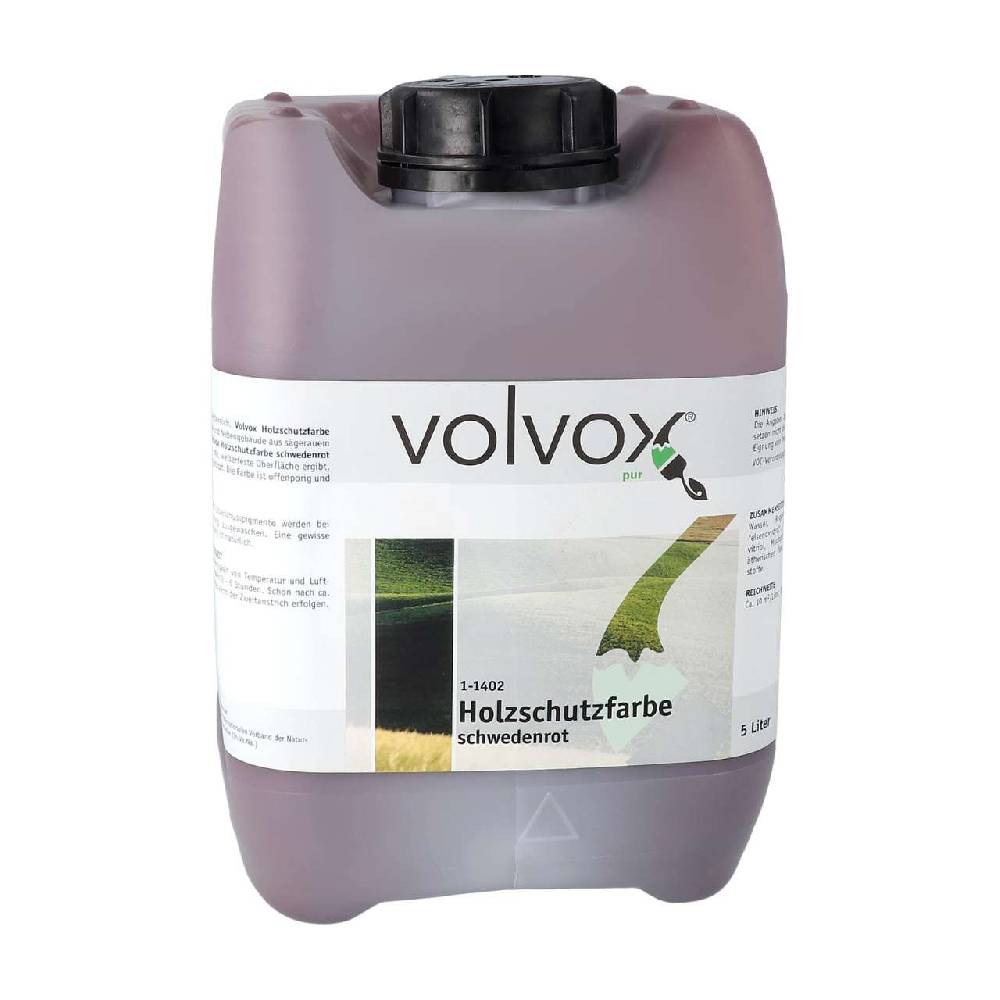 volvox Wood Protection Paint Sweden Red