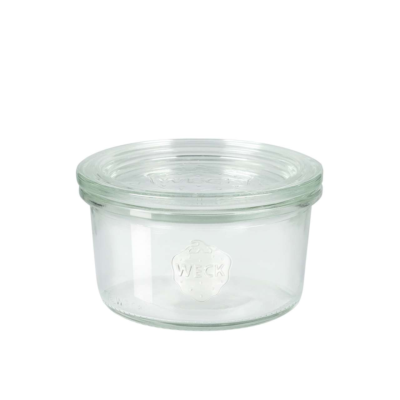 weck Weck preserving jars lintel shape with lid - round edge glass