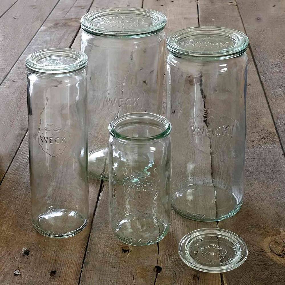 Weck Weck Cylinder Glass With Lid For Cooking Food