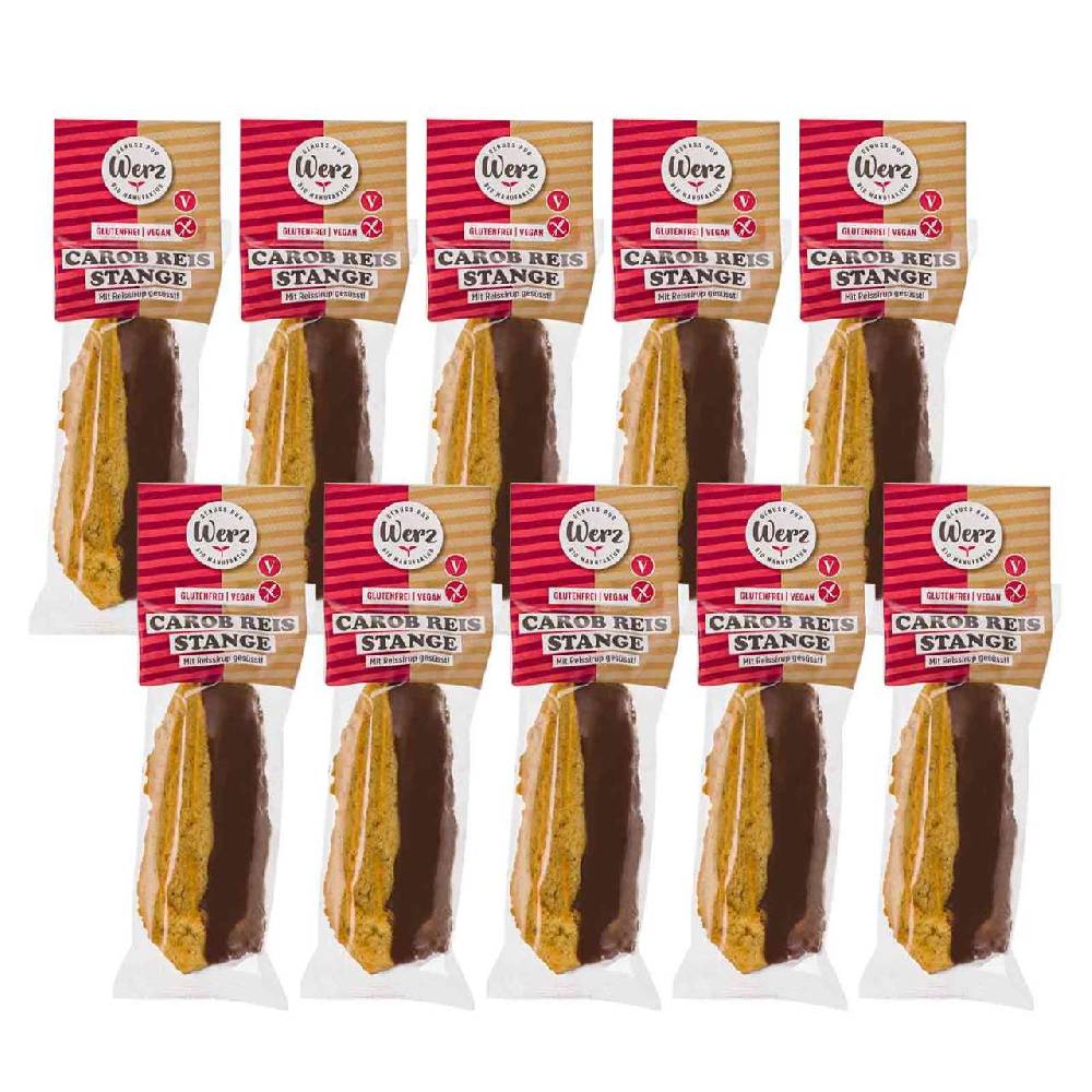 werz Carob-Rice Biscuits Gluten-Free (10 x 50 grams)