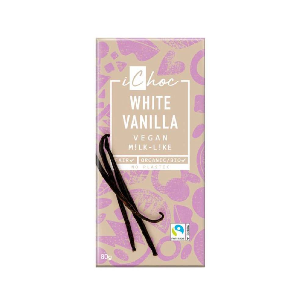 ichoc White chocolate vegan - iChoc White Vanilla - enjoy ichoc White chocolate vegan - iChoc White Vanilla - enjoy