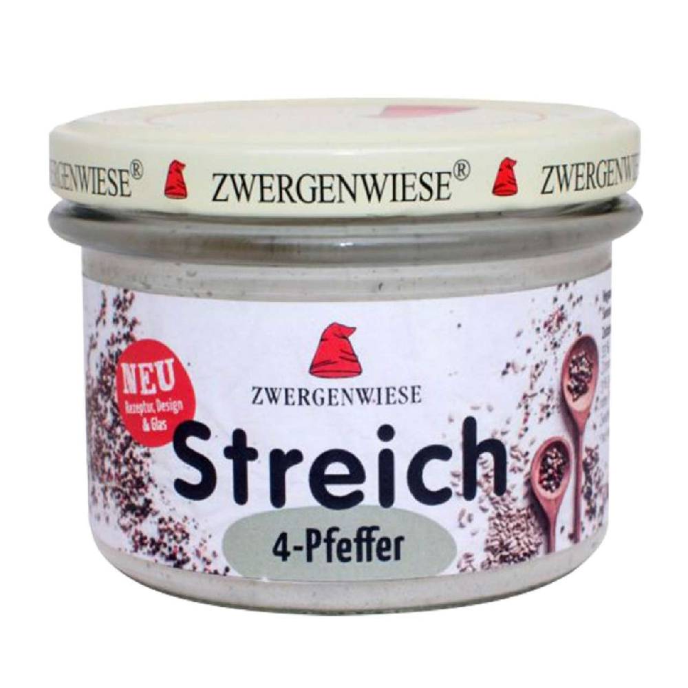 zwergenwiese Zwergenwiese organic 4 pepper spread, 180 g