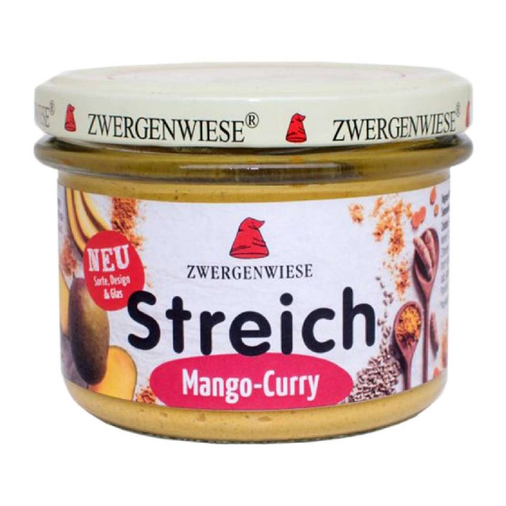 zwergenwiese Zwergenwiese Organic Mango Curry Spread, 180 g