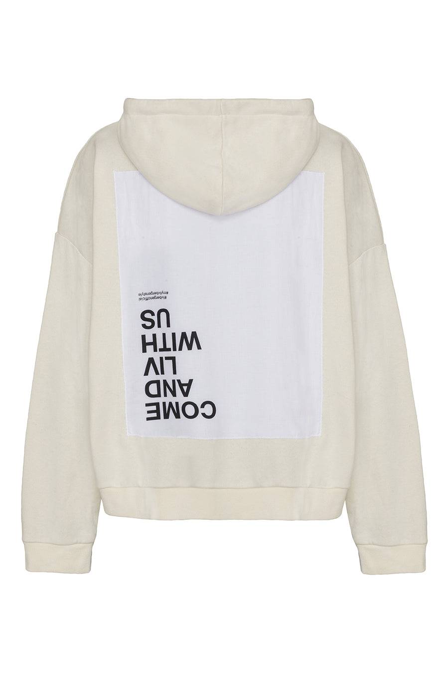Liv Bergen Hoodie Come In Offwhite