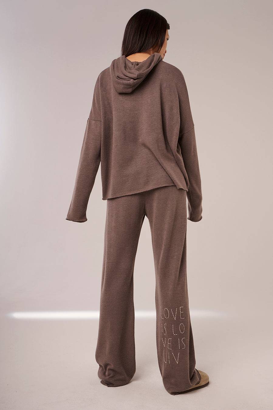 Liv Bergen Hoodie Knit In Turbulence